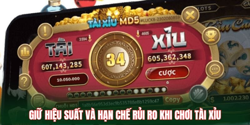Giữ hiệu suất và hạn chế rủi ro khi chơi tài xỉu