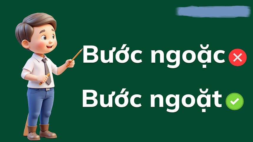 Phân biệt bước ngoặc hay bước ngoặt/Cách ghi nhớ từ bước ngoặt đúng