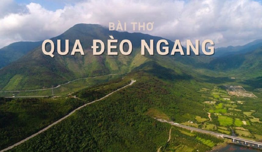 Cấu trúc bài thơ Qua đèo Ngang