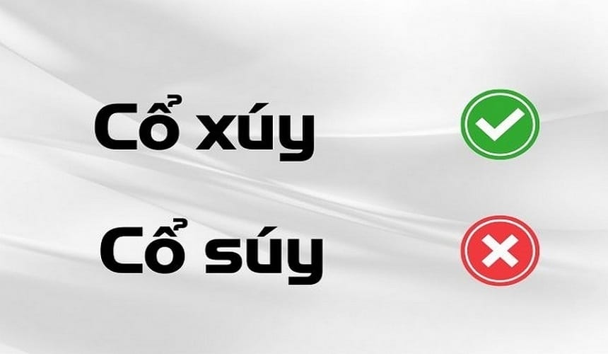 Cổ xúy là từ viết đúng chính tả