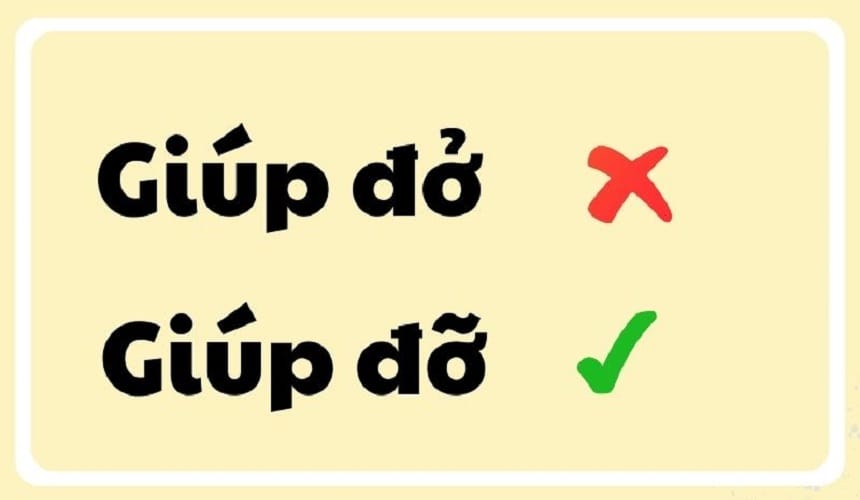 Giúp đỡ hay giúp đở