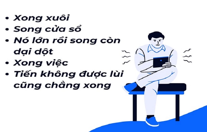 Mẹo sử dụng đúng từ xong và song
