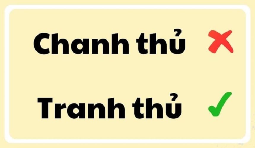 Tranh thủ là từ đúng chuẩn tiếng Việt