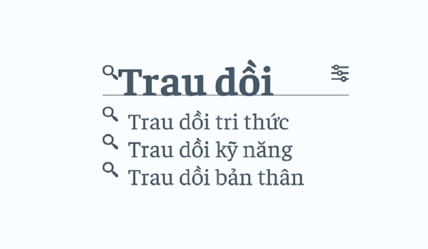 Các hình thức trau dồi trong cuộc sống