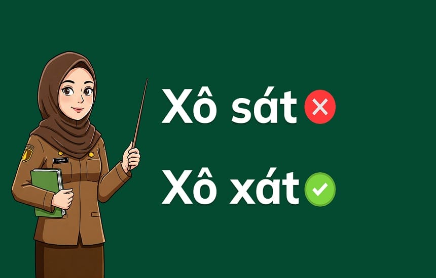 Xô xát là từ đúng quy chuẩn