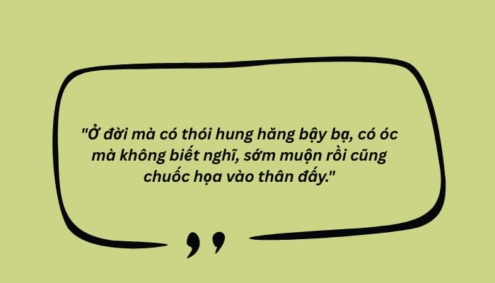 Trích dẫn hay trong Dế Mèn phiêu lưu ký