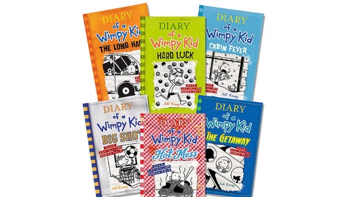 Bộ truyện Wimpy kid có kèm tranh vẽ
