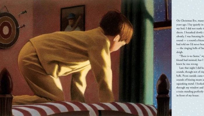 Nội dung sách The Polar Express - về chuyến tàu Bắc Cực kỳ lạ trong đêm Giáng Sinh