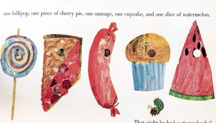 Nội dung sách The very hungry caterpillar - vòng đời của chú sâu bướm