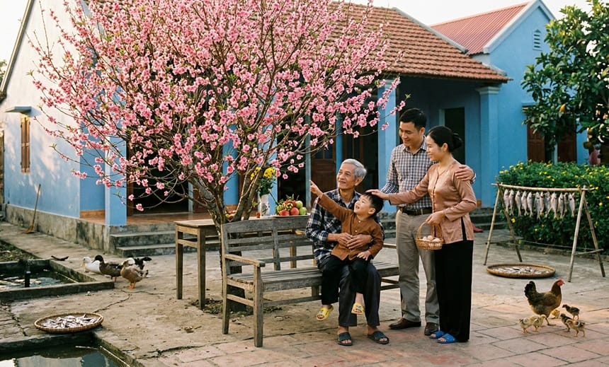 Phân tích hoa đào nở trên vai cho người đọc thấy dù phải đi qua tận cùng của bùn lầy bóng tối, chỉ cần có một vòng tay ấm áp đón đợi, con người ta vẫn có thể tái sinh rực rỡ