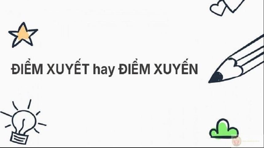 Điểm xuyết có nghĩa là gì