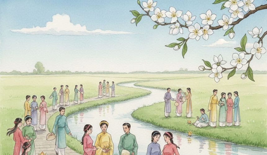 Đoạn trích Cảnh ngày xuân của Nguyễn Du