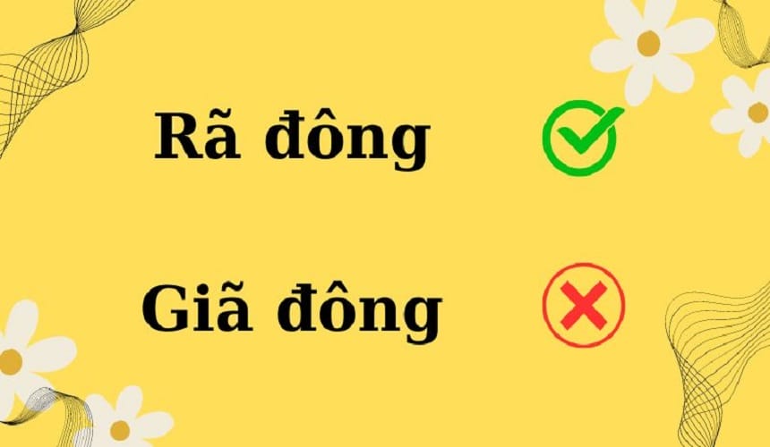 Giã đông hay rã đông đúng