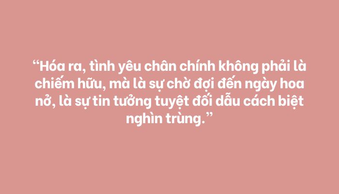 Trích dẫn hay trong sách Nhớ ai đó đến kiệt quệ