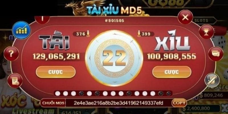Loại cửa phổ biến trong trò chơi Tài Xỉu online MD5