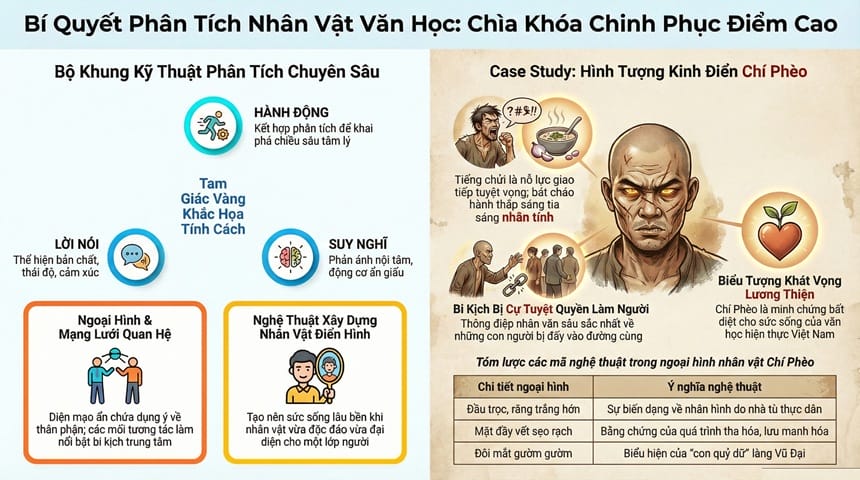 Nghệ thuật xây dựng nhân vật điển hình là yếu tố tạo nên sức sống lâu bền của tác phẩm văn học