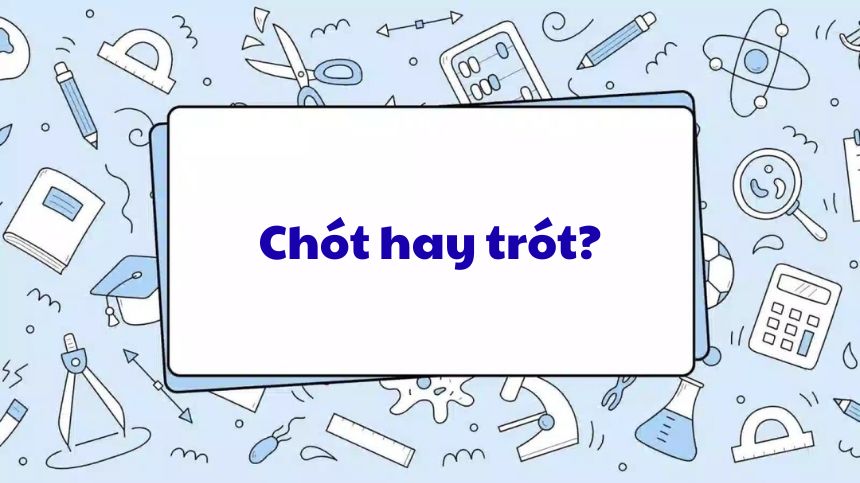 Cả chót và trót đều đúng với từ điển tiếng Việt