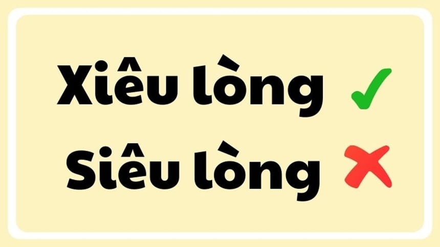 Cách ghi nhớ từ xiêu lòng đúng chính tả