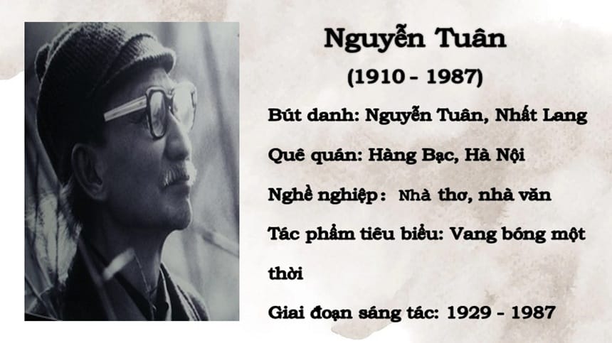 Đôi nét về tác giả Nguyên Tuân