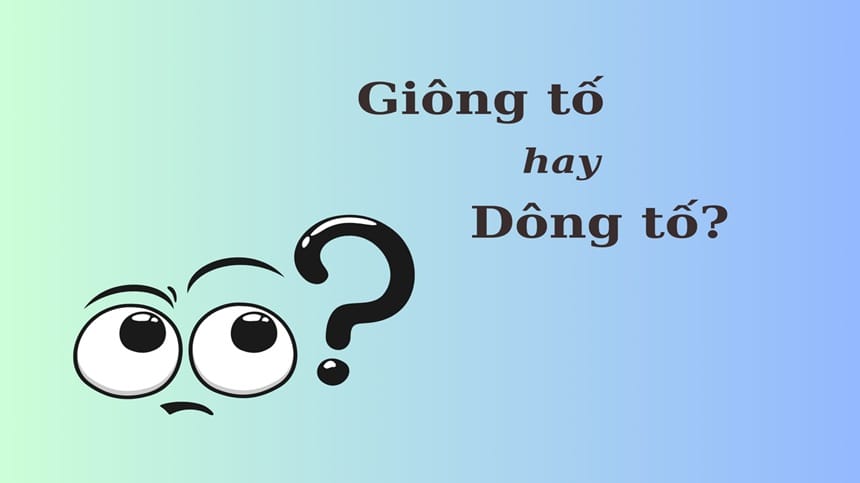 Giông tố hay dông tố đúng chính tả