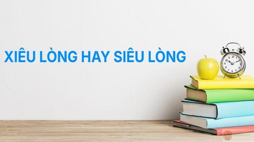 Lý do nhầm lẫn giữa siêu lòng với xiêu lòng