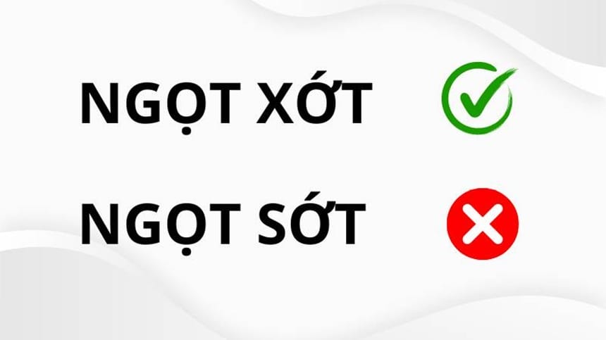 Ngọt xớt có nghĩa là gì