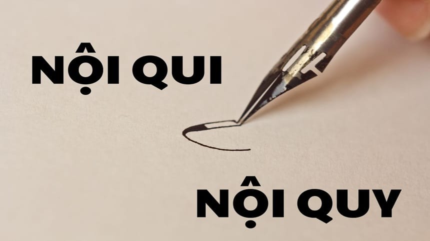 Nội quy có nghĩa là gì