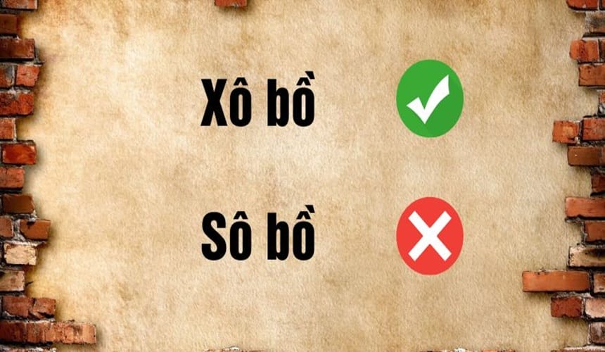 Xô bồ hay sô bồ đúng chính tả