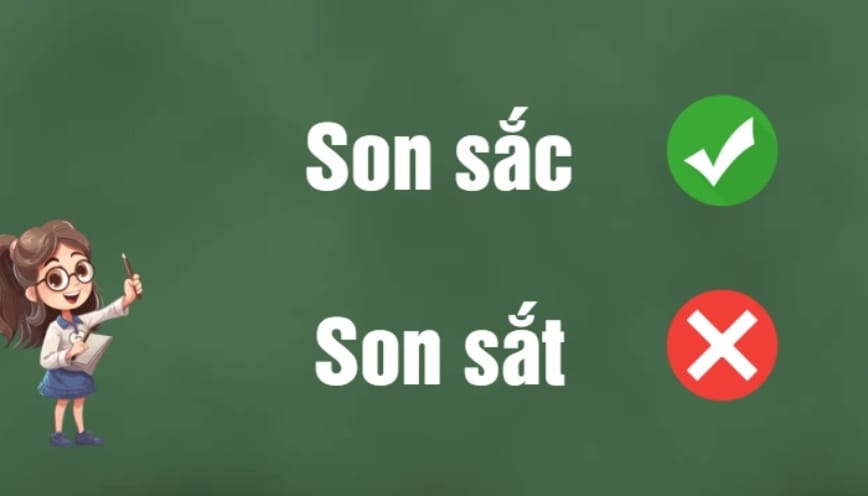 Liên tưởng hình ảnh để nhớ từ son sắt lâu