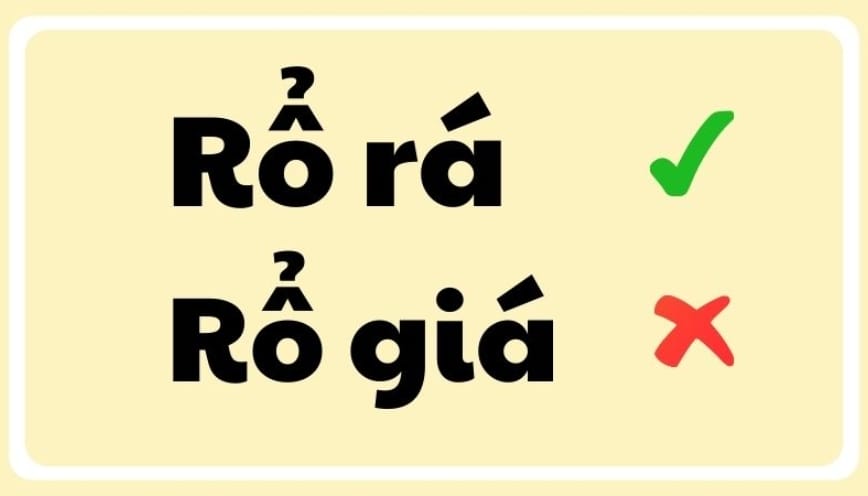 Từ “rổ giá” có nghĩa hay không?
