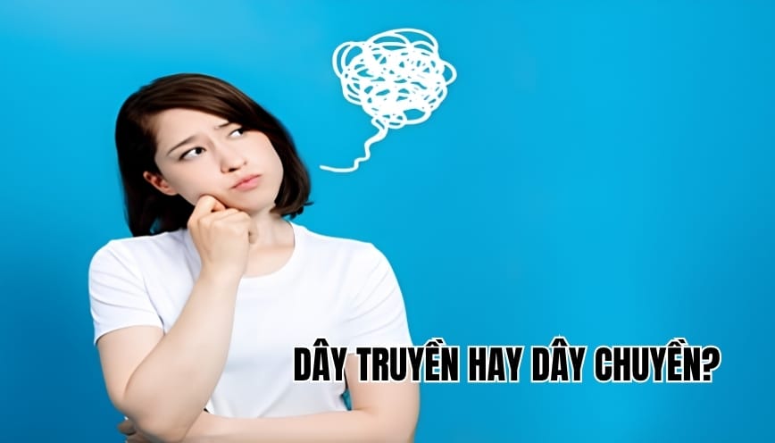 Dây truyền hay dây chuyền? Mẹo phân biệt chính xác 100%