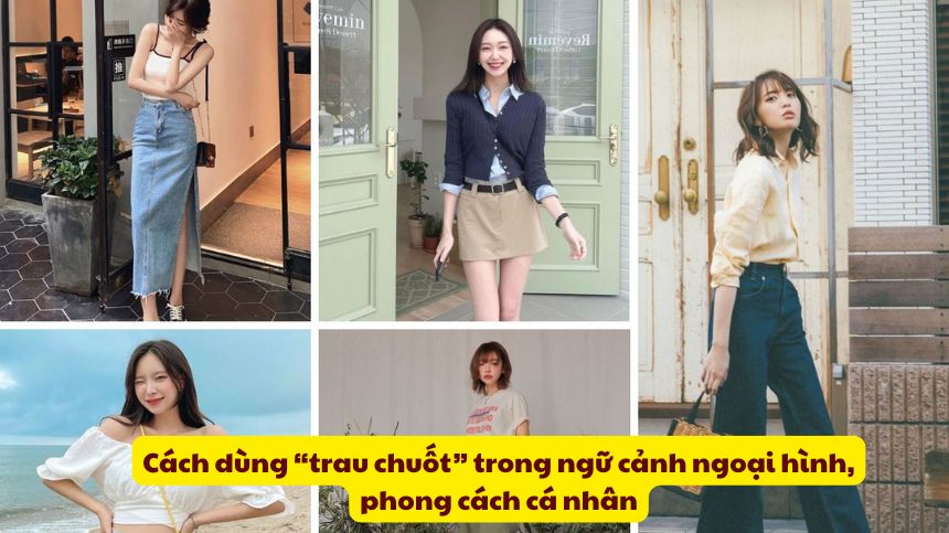 “Trau chuốt” còn được dùng khi nói về phong cách cá nhân