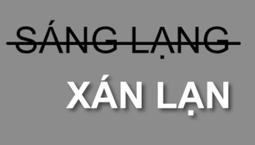 Cách dùng đúng từ “xán lạn” trong tiếng Việt