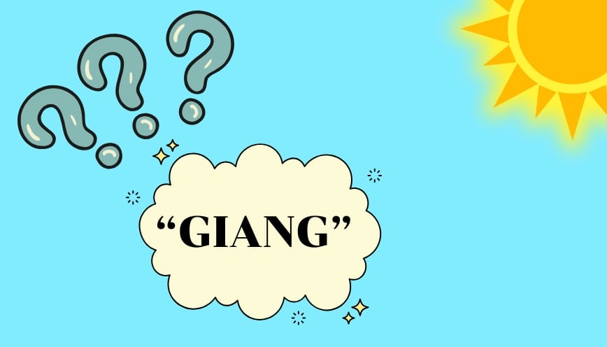 Phân biệt với “giang” sao cho đúng?