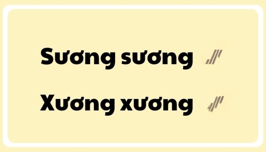 Bảng đối chiếu ngữ nghĩa giữa hai cách nói