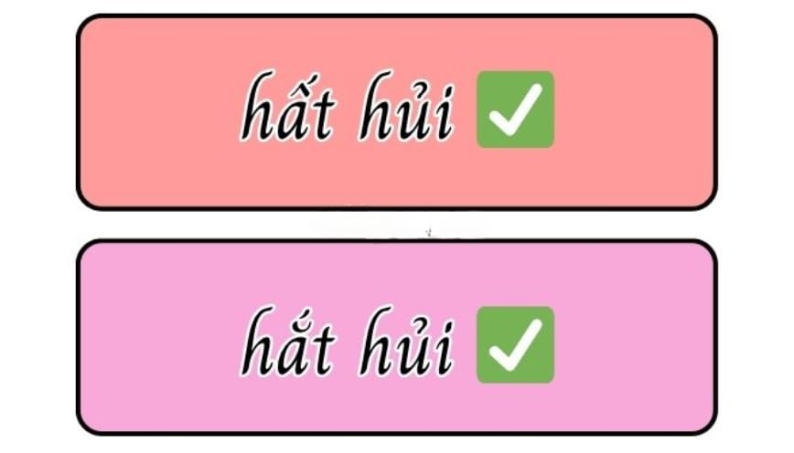 Cách ghi nhớ để không nhầm lẫn giữa hất hủi và hắt hủi