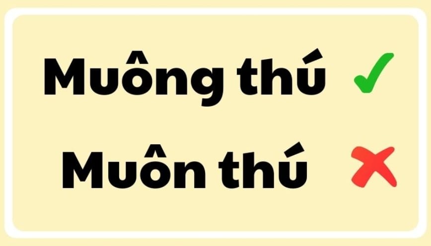 Muông thú dùng trong ngữ cảnh nào? Hiểu đúng để viết chuẩn