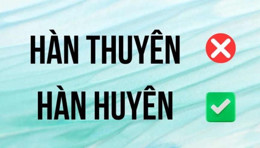 Nguyên nhân khiến nhiều người nhầm lẫn thành hàn thuyên