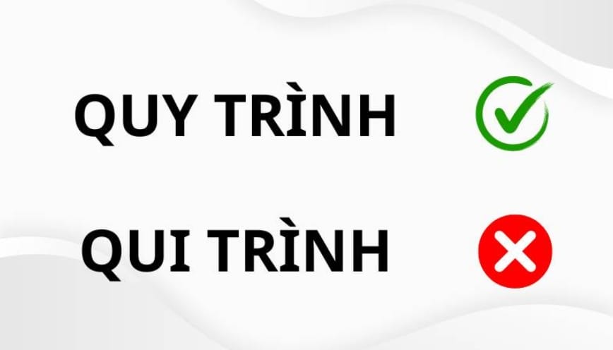 Nhiều người gặp khó khăn khi viết từ quy trình