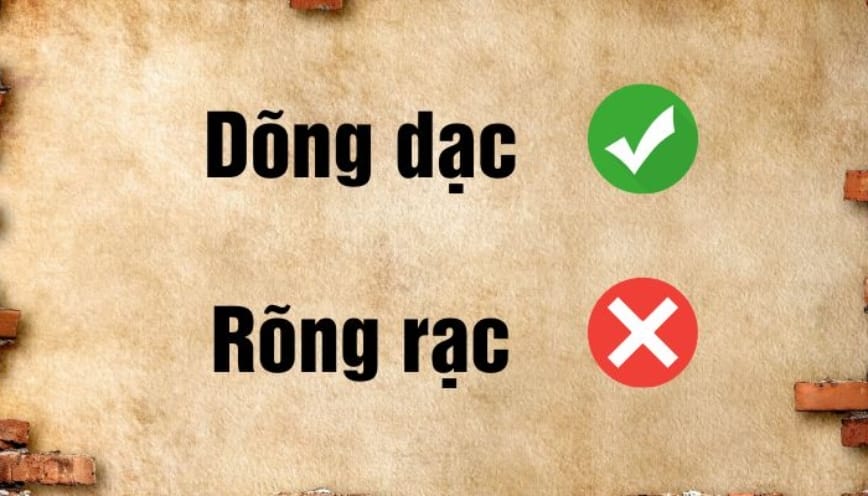 “Rõng rạc” không có nghĩa và không nên được sử dụng