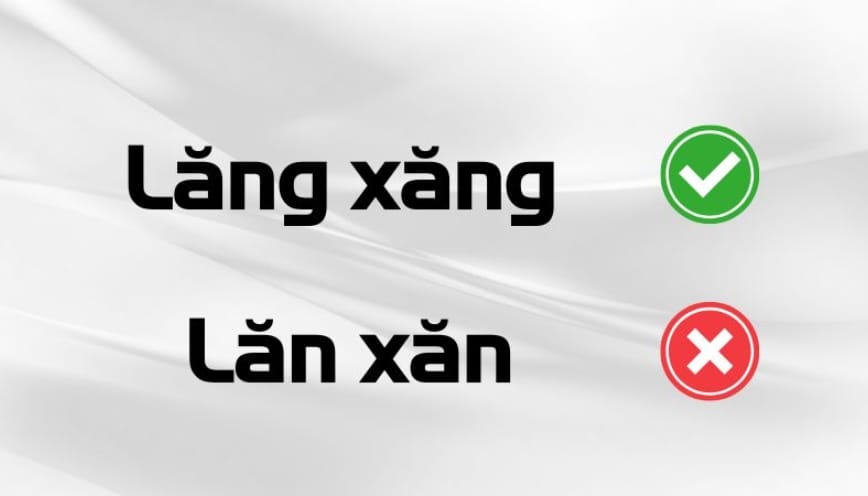 Ví dụ trực quan về cách sử dụng từ “lăng xăng” trong thực tế