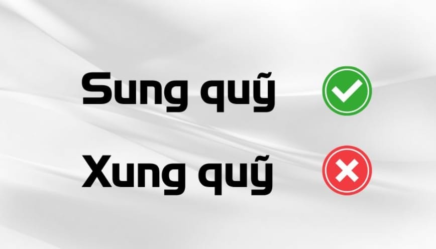 Ý nghĩa của hai từ khác nhau