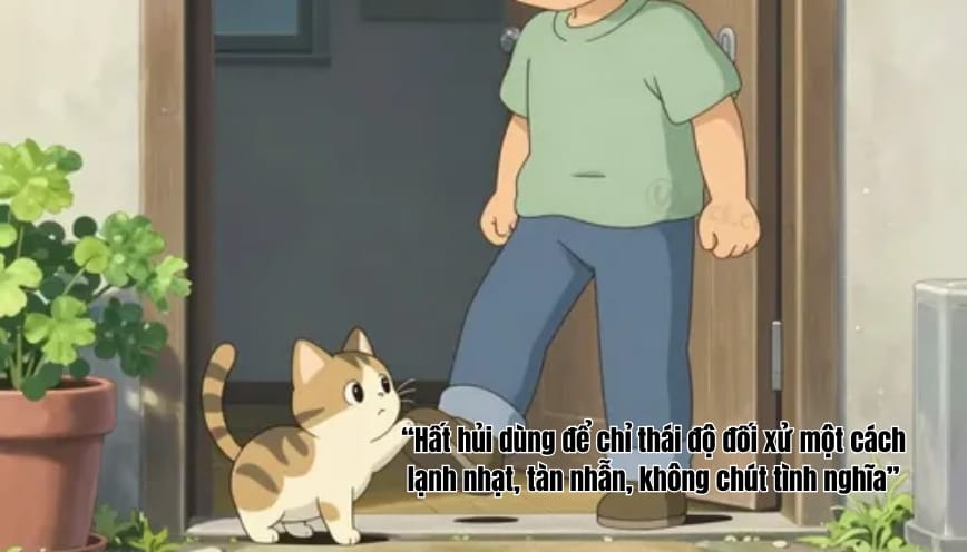 Ý nghĩa của từ hất hủi