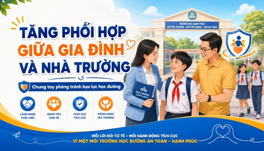 Tăng phối hợp giữa gia đình và nhà trường tránh bạo lực học đường