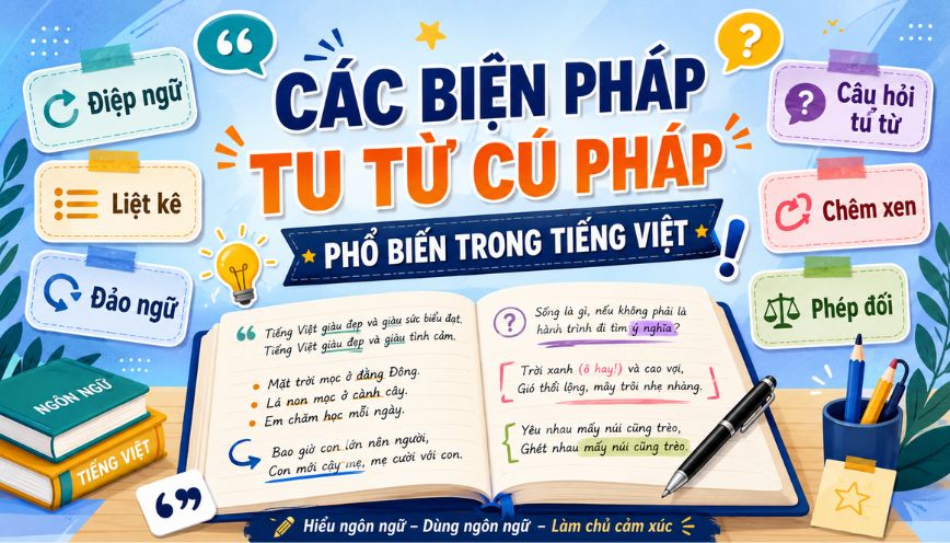 Các biện pháp tu từ cú pháp phổ biến trong tiếng Việt