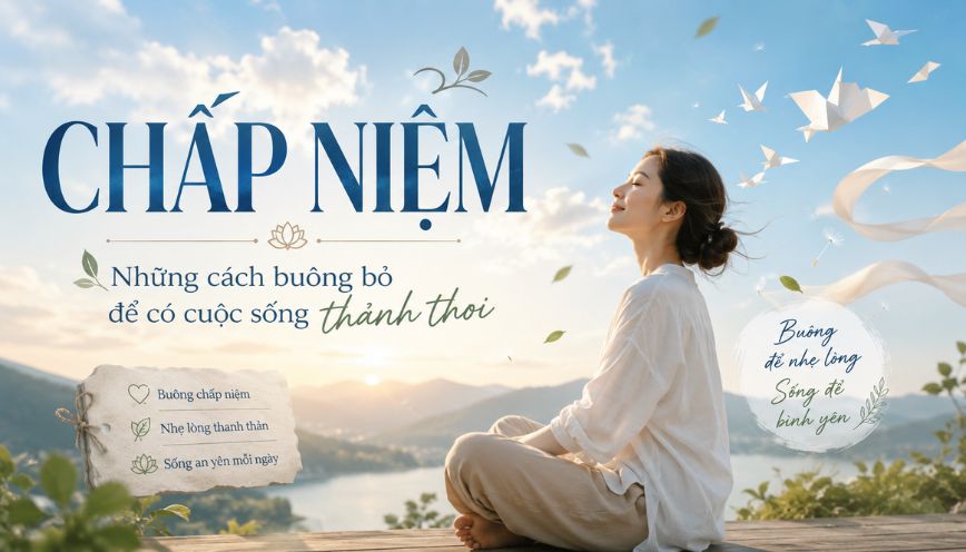 Những cách buông bỏ để có cuộc sống thảnh thơi