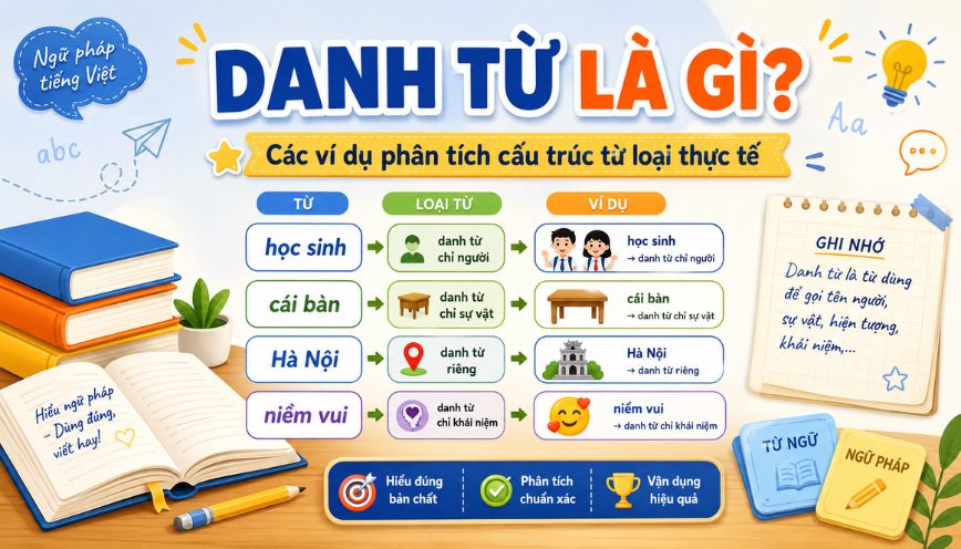 Các ví dụ phân tích cấu trúc từ loại thực tế