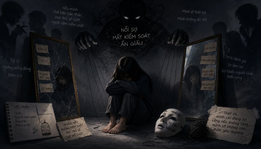 Tâm lý tự ti và nỗi sợ mất kiểm soát ẩn giấu