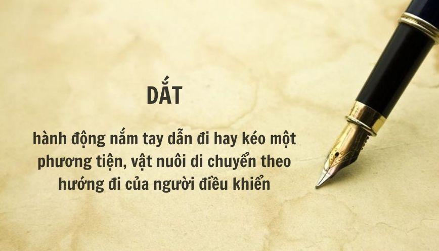 Giải nghĩa chi tiết từ “dắt”