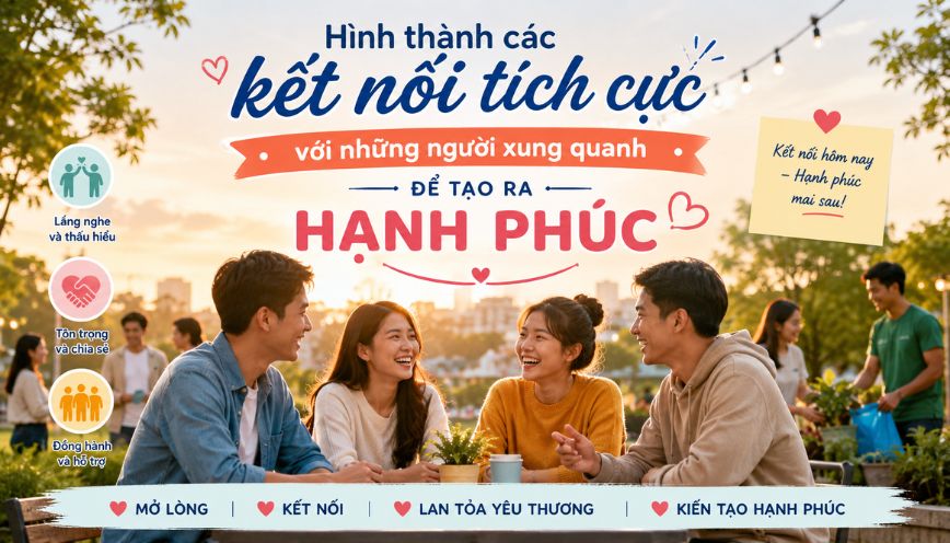 Hình thành các kết nối tích cực với những người xung quanh